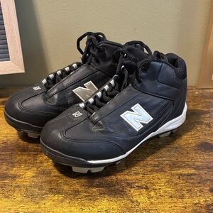 New Balance Black and White Cleats